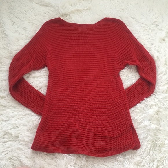 a.n.a. Red Dolman Sweater - Picture 4 of 4